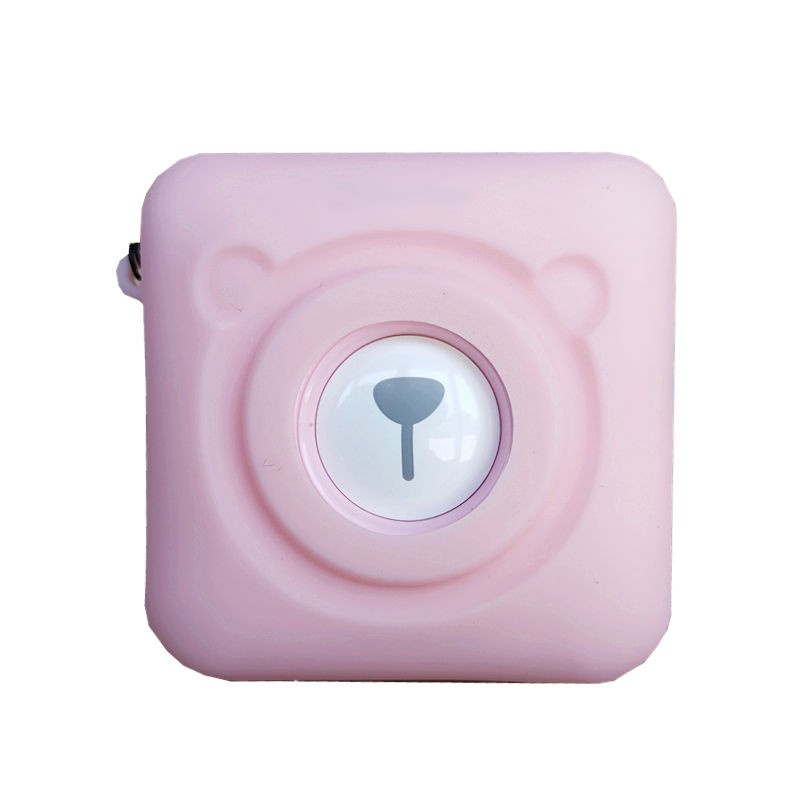 Ốp Điện Thoại Nhựa PVC Trong Suốt Có Ngăn Đựng Thẻ Kèm Dây Đeo Cho Máy In A6