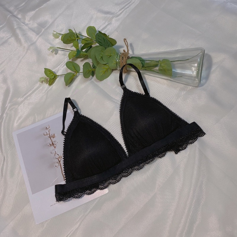 Grid Black Bralette - Áo lót ren lưới sexy dễ thương thoải mái | BigBuy360 - bigbuy360.vn