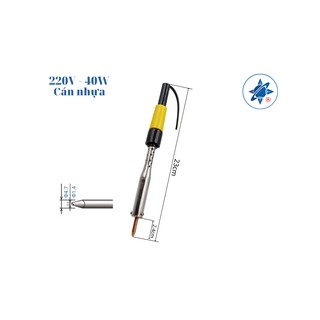 Mỏ hàn cán nhựa 40W