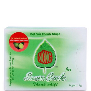 Bột sủi thanh nhiệt sensa cool gói 7g (hộp 6g)