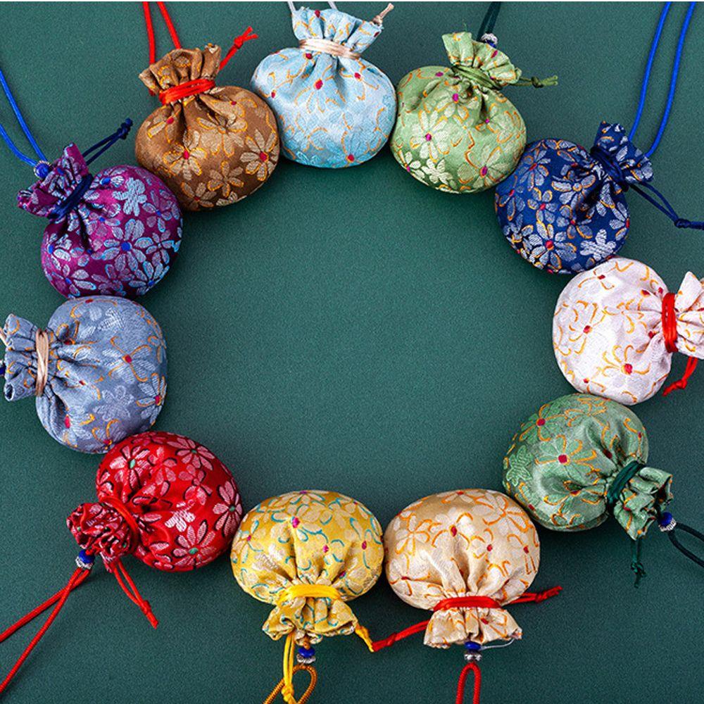 QQMALL Túi Thơm Treo Xe Hơi Màu Sắc Cổ Điển Phong Cách Trung Hoa