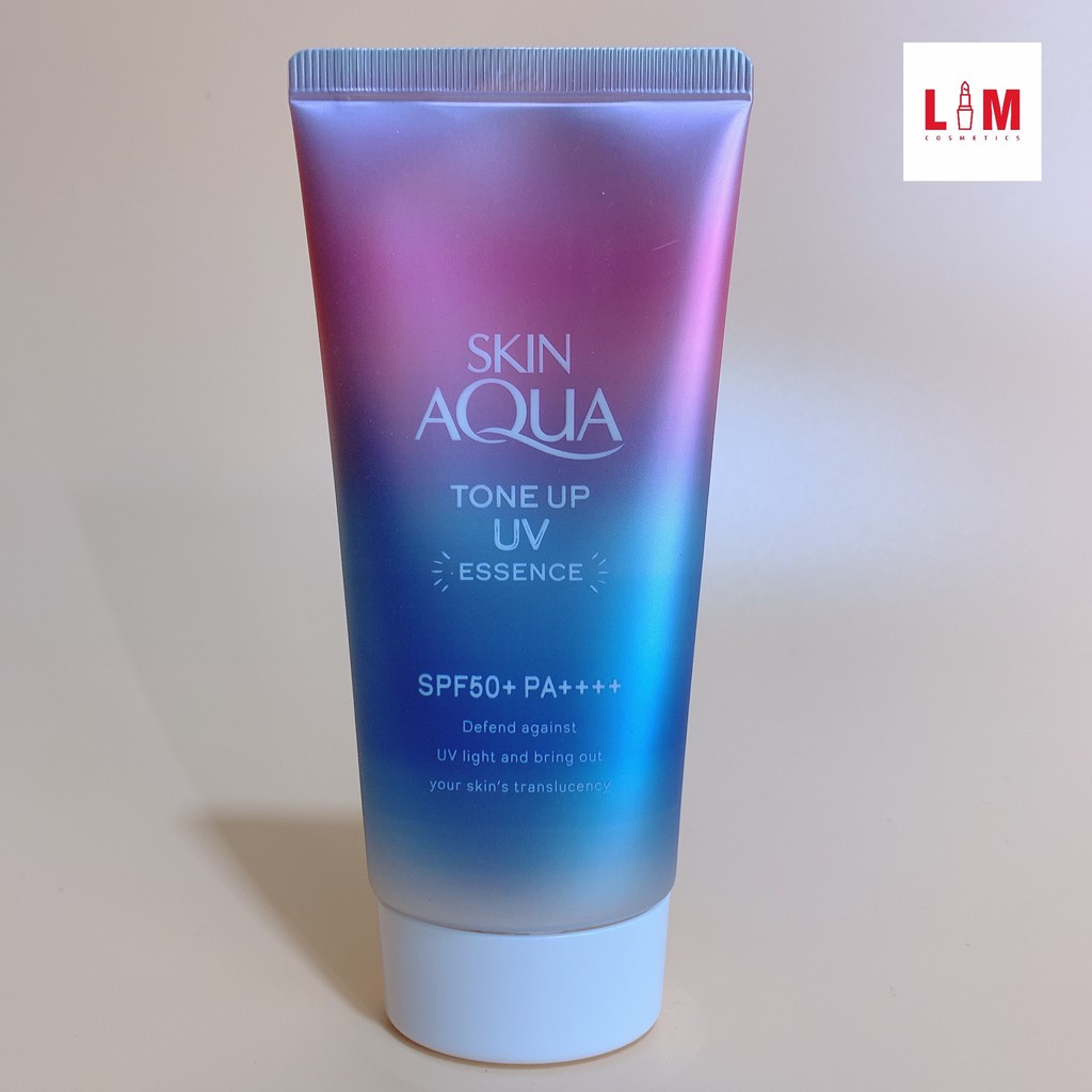 Kem chống nắng Skin Aqua Tone up UV Essence 80gr màu tím hồng [Chính Hãng]