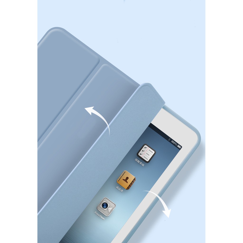 Bao Da Cover Cho Ipad Mini 4 Mini 5 2019 Có Khe Cho Pencil Hỗ Trợ Smart cover