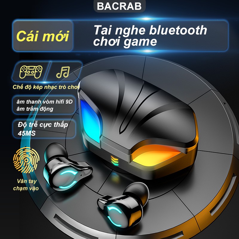 Tai nghe không dây gaming nhet tai hot thời trang thể thao ko dây chup tai nút nhét tai chum tai super bass chấtlượng X1 TWS true wireless bluetooth earphone PUBG game headphone