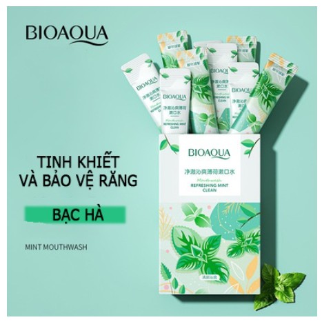 Nước súc miệng Bioaqua giảm tình trạng ố vàng khỏe nứa lợi giảm hôi miệng Princess Beauty Nội địa trung