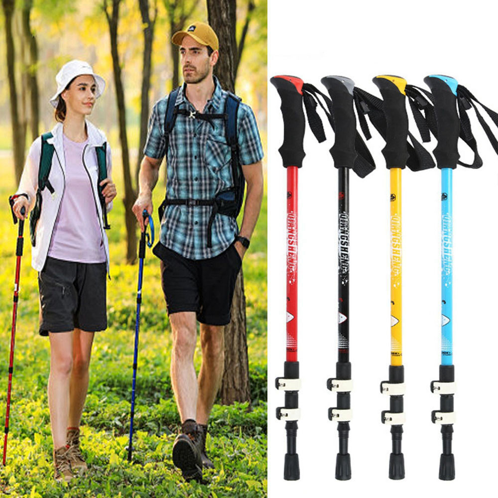 TREKKING Gậy Đi Bộ 3 Khớp Nối Dài 63-135cm