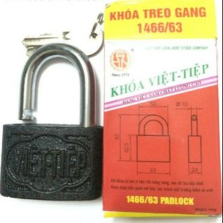 Khóa treo gang Việt Tiệp