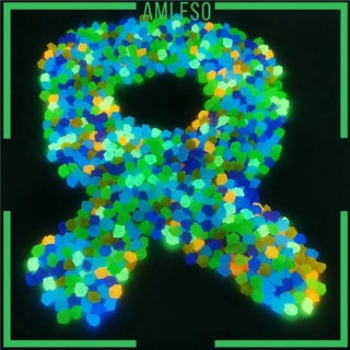 300 viên đá cuội phát sáng trong bóng tối dùng trang trí bể cá