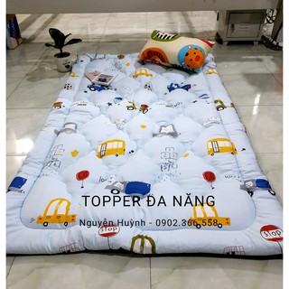 TOPPER ĐA NĂNG TRẢI NỆM, TRẢI SÀN  CAO CẤP DÀY 5CM, CHUẨN  5*