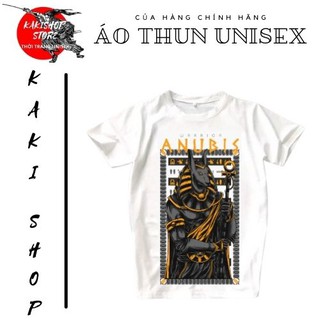 Áo thun tay lỡ phông Unisex from rộng nam nữ KAKISHOP , áo màu đen ulzzang in hình Nasus