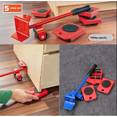 Kit Nâng Đồ Nặng Di Chuyển Có Bánh 5PC