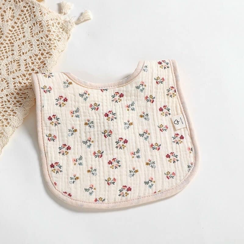 Yếm Vuông Xô Muslin 6 Lớp Siêu Mềm Mại Cho bé