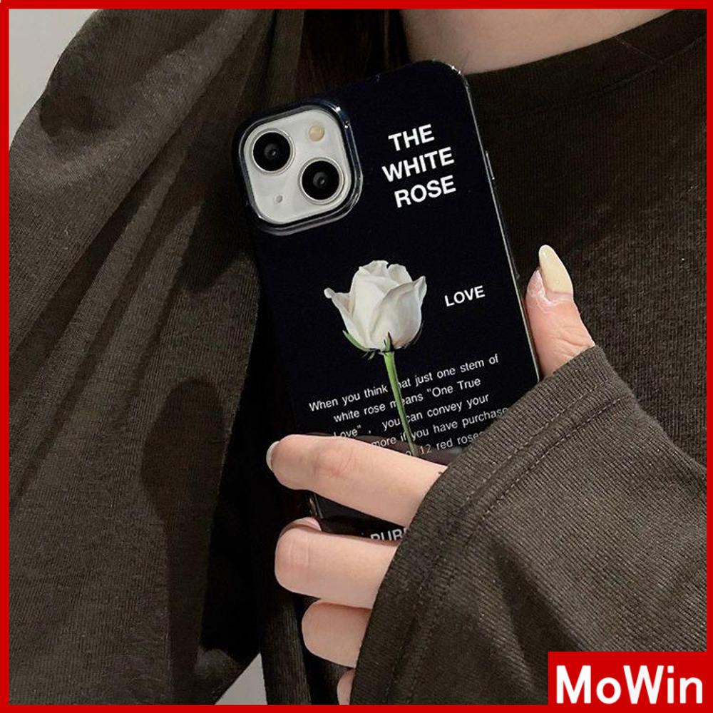Ốp điện thoại in hoa hồng đen thích hợp cho iPhone 13 Pro max 12 Pro Max 11 Pro max xr xs max 7Plus 7 8 14 Pro Max