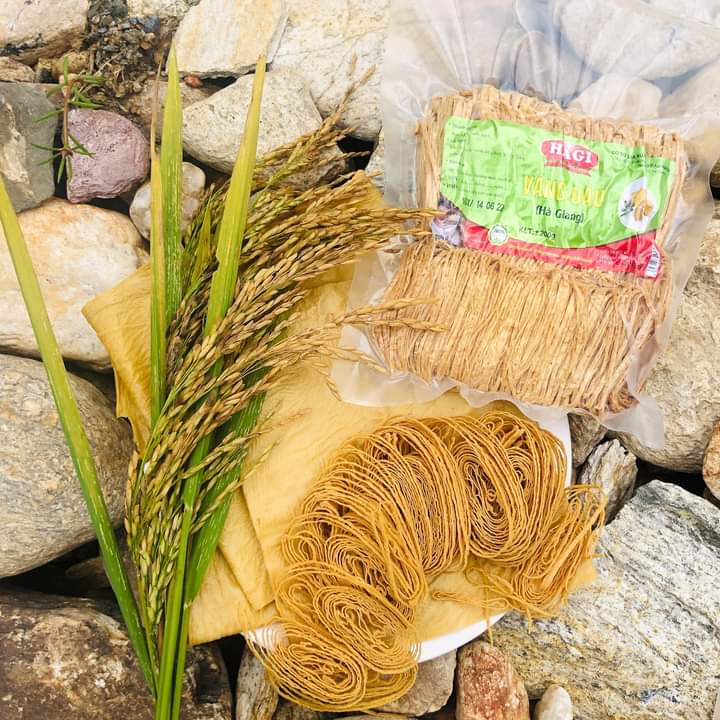 Mì Váng đậu khô - 1kg Mì Tàu hũ ky - Loại đặc biệt hút chân không - Váng đậu Hagi
