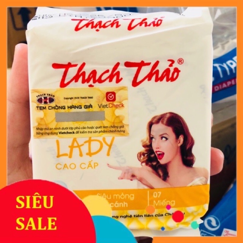 COMBO 10 GÓI BĂNG VỆ SINH THẠCH THẢO CÓ CÁNH