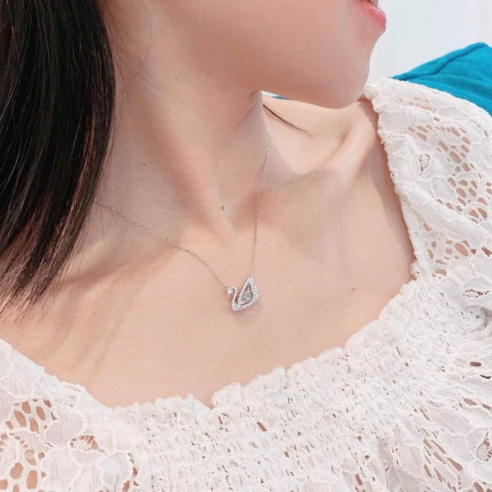 Dây chuyền thiên nga Swarovski đá nhảy - mã 5514421