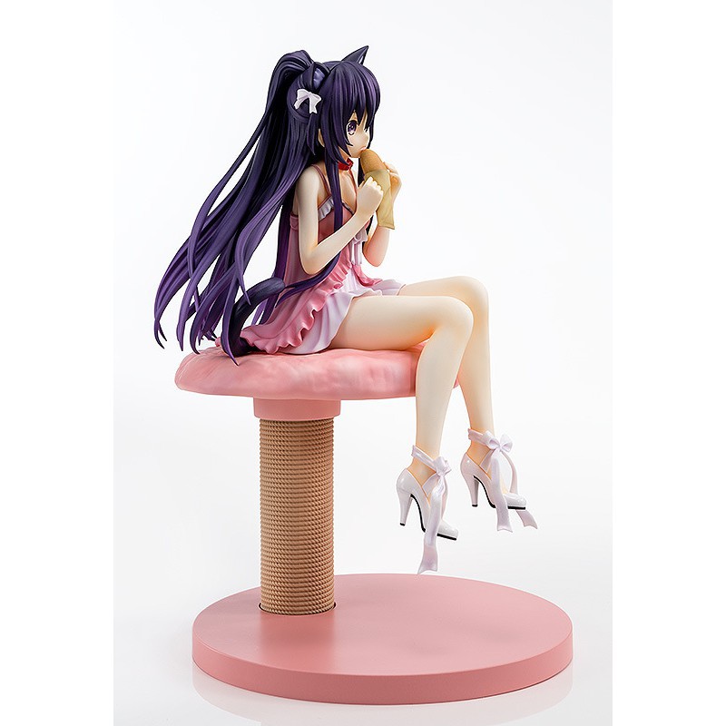 Mô hình nhân vật Yatogami Tohka trong phim Date A Live với tai mèo đáng yêu