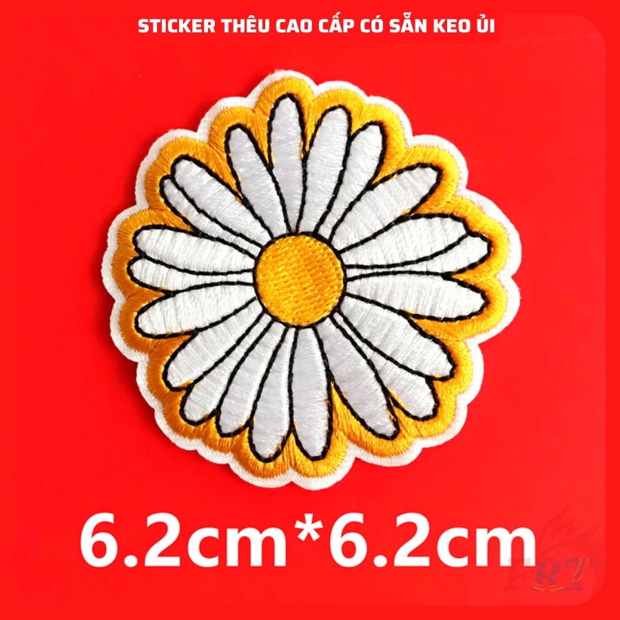 Sticker ủi áo Cao cấp - CÓ SẴN KEO ỦI - sticker vải dùng làm miếng vá áo, phụ kiện trang trí quần áo, balo, giày, nón