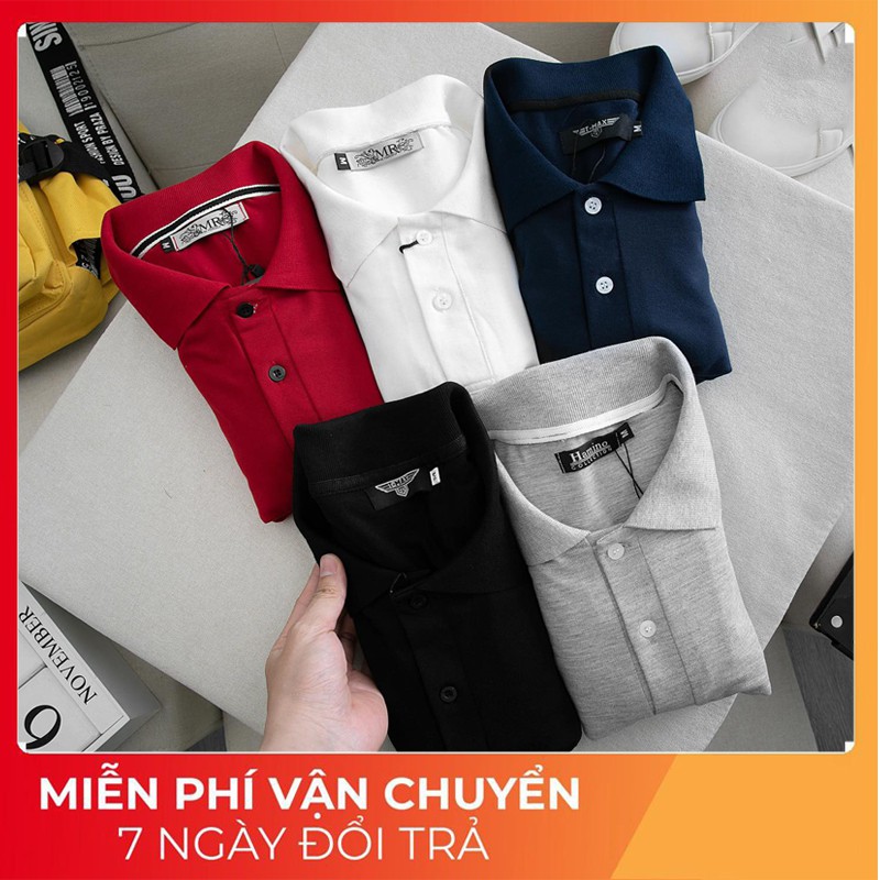 áo polo nam cổ dệt - ND shop thời trang nam - áo nam chất liệu cotton, co giãn tốt