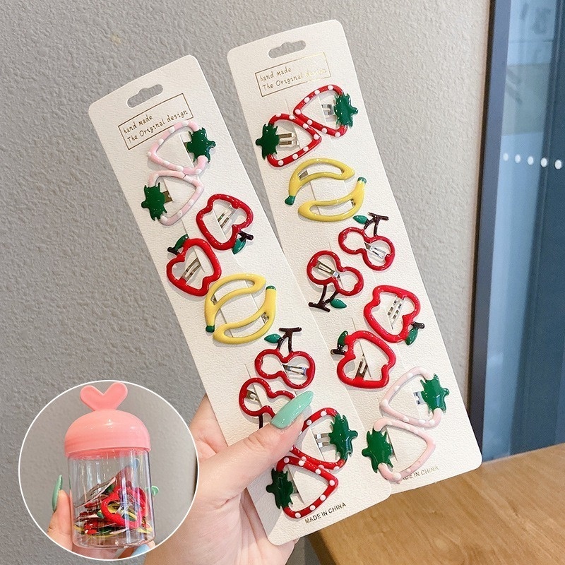 Set 20 Kẹp Tóc Hình Ngôi Sao Nhiều Màu Dễ Thương Cho Bé Gái