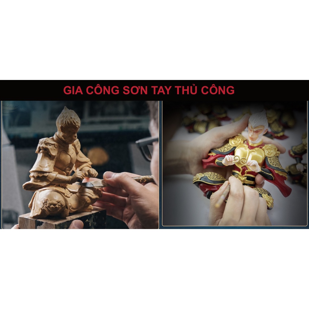 Mô hình tượng Ngộ Không Tề Thiên Đại Thánh ngồi thiền tịnh Tâm - Wukong Tây Du Ký