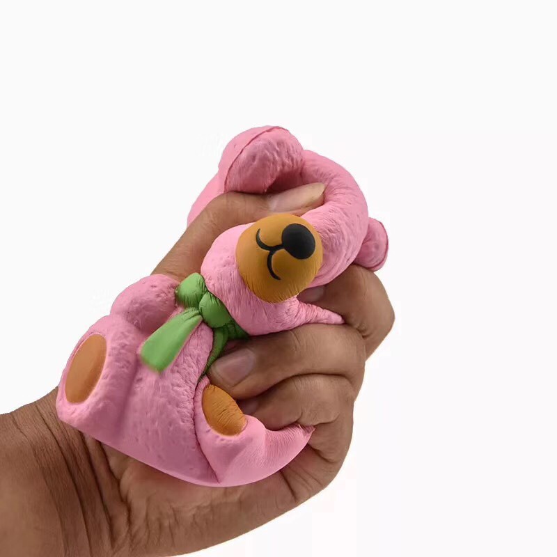 Squishy Lớn JUMBO Hình GẤU MISA HỒNG Đồ Chơi Xốp Giảm Stress Hình mềm mịn dễ Thương đàn hồi Cho Bé