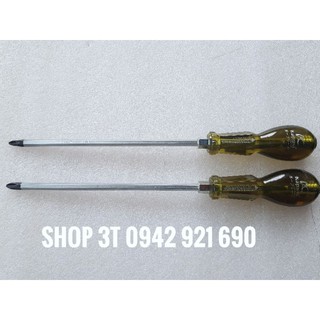 Tua vít đóng loại 4 cạnh và dẹt Kapusi Nhật loại tốt kích thước 6*300mm