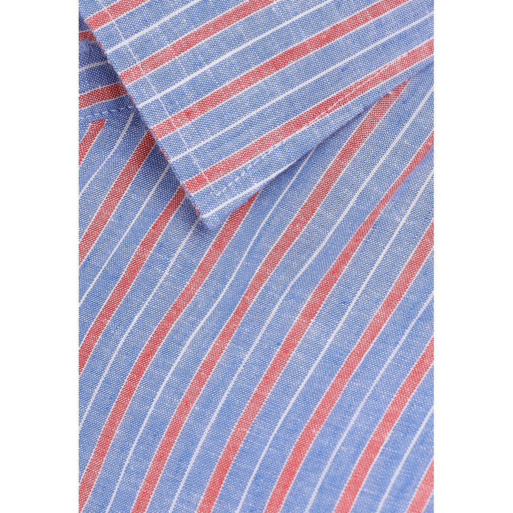 Áo sơ mi nam đẹp họa tiết ngắn tay Hàn Quốc The Shirts Studio TD42F2333