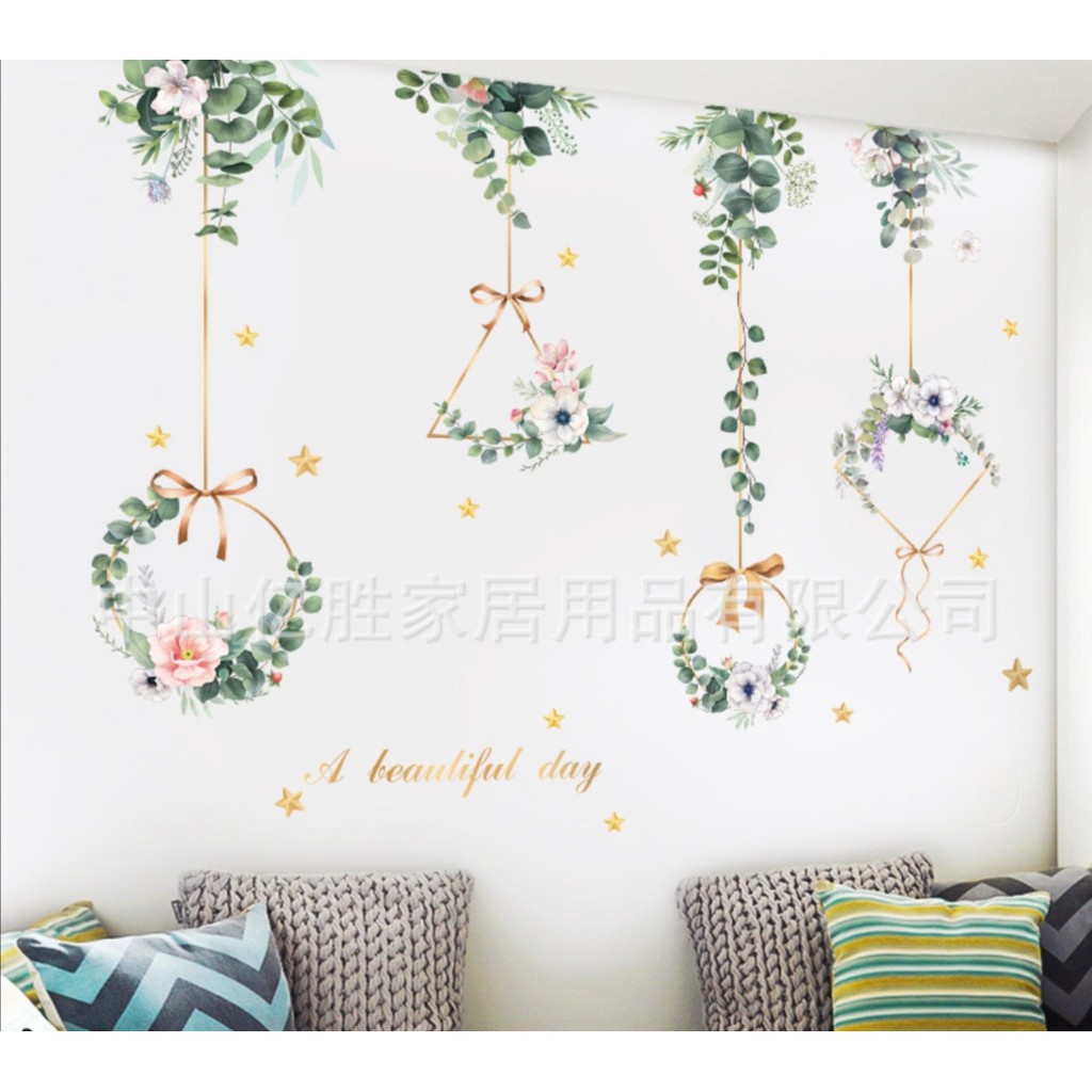 [ĐỒNG GIÁ] Tranh decal dán tường phong decor phòng ngủ- phòng khách trang trí theo phong cách 3D hiện đại