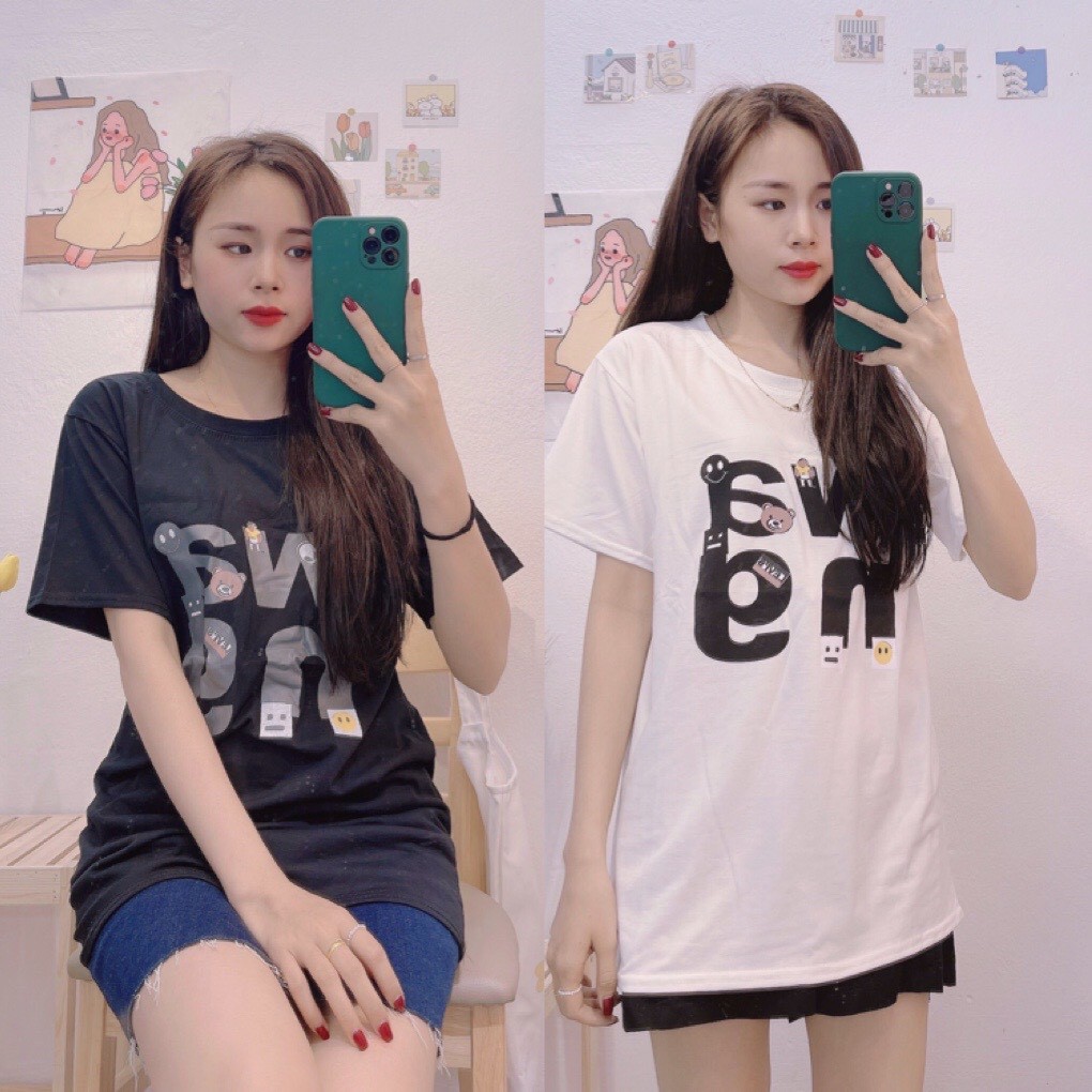 Áo Phông Nữ Suông Dáng Rộng Free Size Free Ship, Áo Thun Hè Chất Siêu Mát Hình In Rõ Ràng Dễ Thương Không Bong Tróc, MN8 | BigBuy360 - bigbuy360.vn