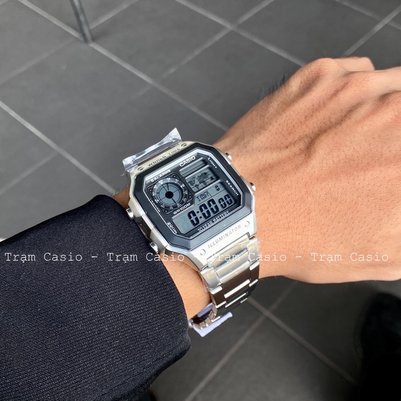 Đồng Hồ Nam Casio AE-1200WHD-1AVDF Hàng REAL