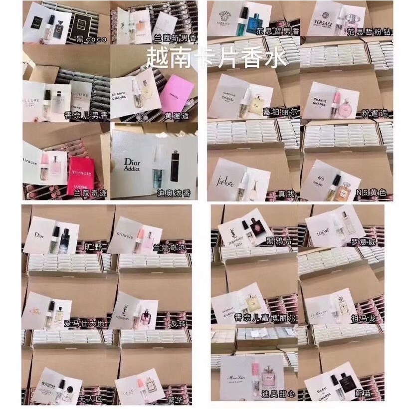 Túi May Mắn Đựng Mẫu Nước Hoa Nhiều Thương Hiệu