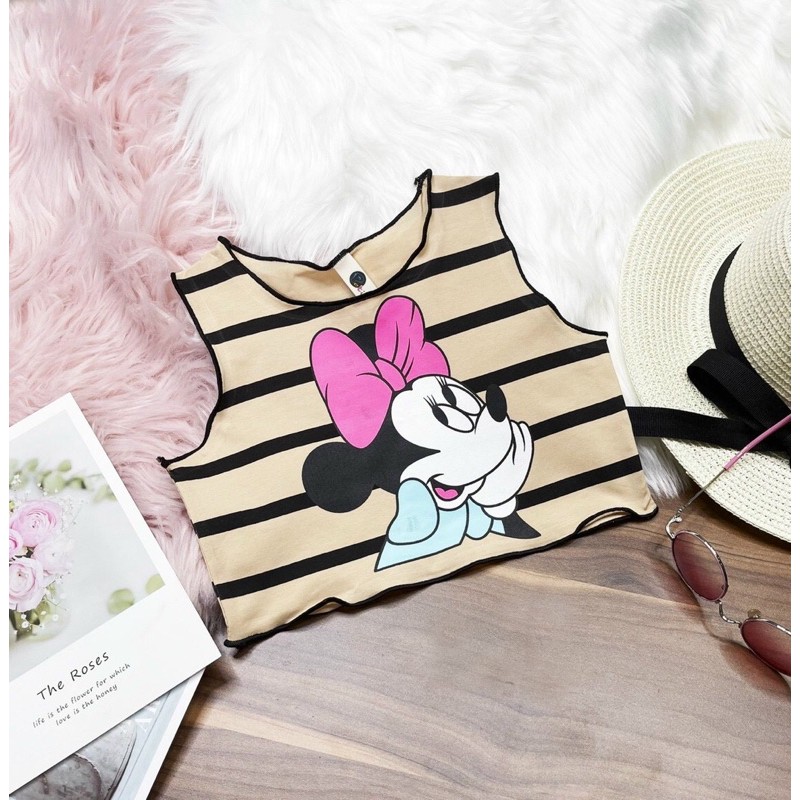 🌸 ÁO CROPTOP BÉ GÁI SIÊU ĐẸP