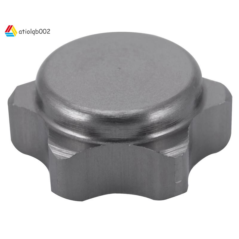 17mm Wheel Hub Hex Nut Fine Anti-dust Cover for 1/8 RC Car buggy truck upgraded hop-up Parts HSP Axial HPI Traxxas Himoto-color:Sier