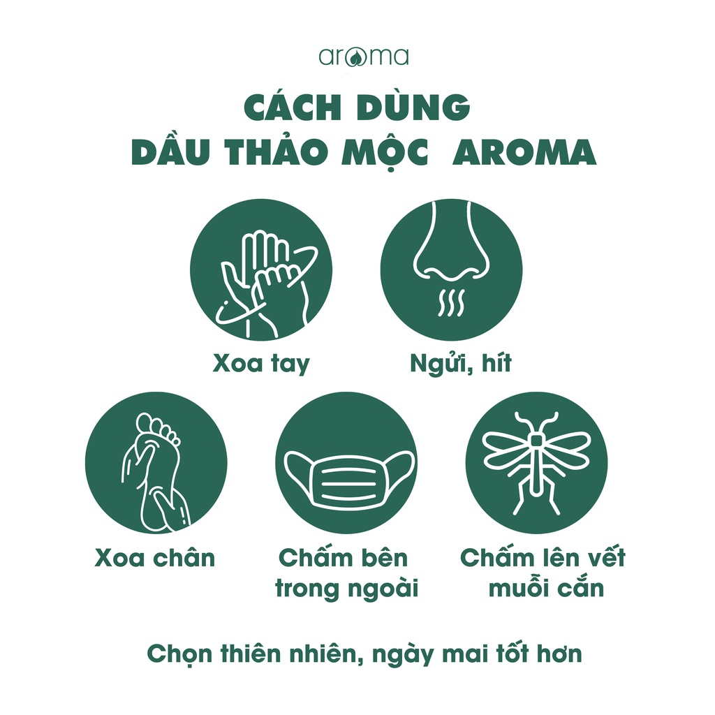 Lăn tinh dầu thiên nhiên Aroma Chống muỗi - Mosquito 10ml