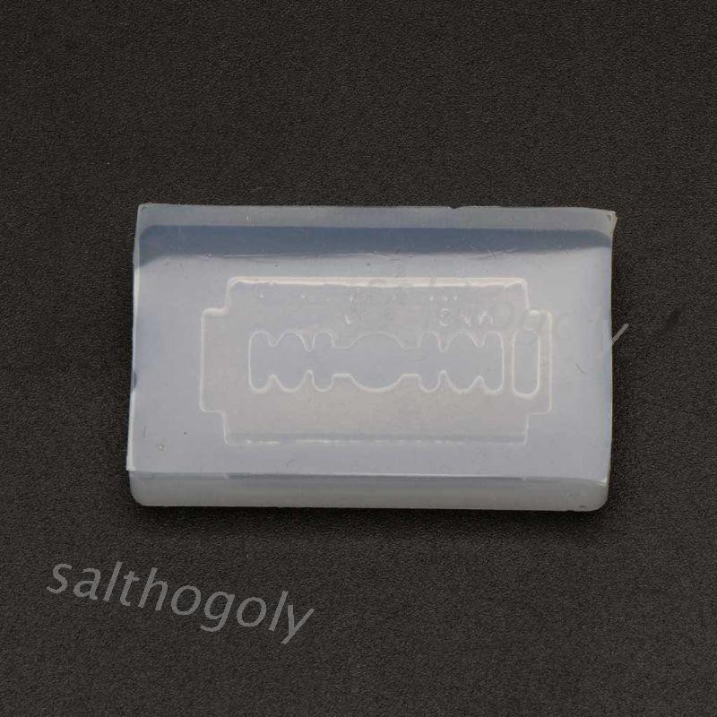 Khuôn Silicone Làm Mặt Dây Chuyền Hình Lưỡi Dao Mặt Trăng