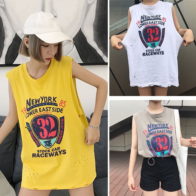 Áo Thun Nữ Cộc Tay In Chữ Thời Trang Hàn Quốc