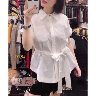 G33. 918. ÁO SƠ MI ĐAI EO