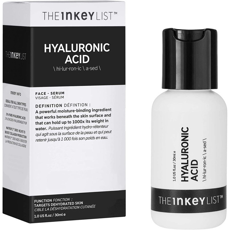 Tinh chất cấp ẩm phục hồi da The INKEY List Hyaluronic Acid Serum 30ml