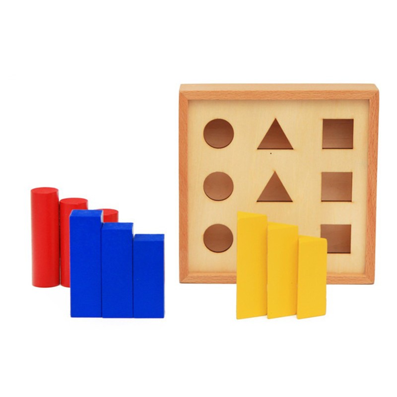Xếp hình bậc thang Montessori (Geometry Ladder)