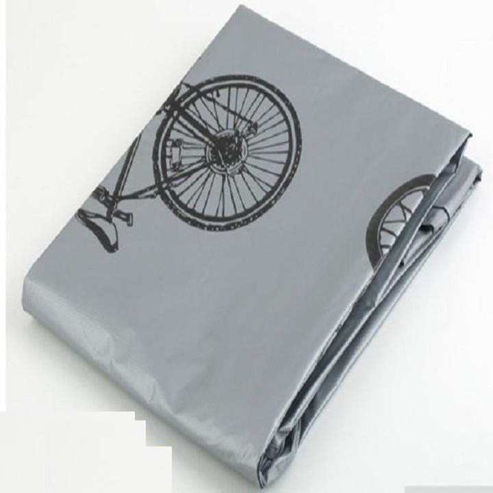 Áo trùm, phủ xe máy hoạt tiết xe đạp cao cấp