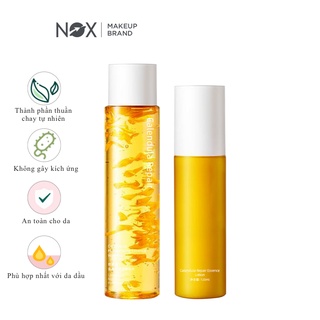 Bộ toner và kem dưỡng ẩm NOX giúp thu nhỏ thông thoáng lỗ chân lông và sáng da 200ML/120ML