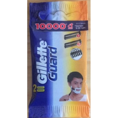 2 Lưỡi Dao Cạo Râu Gillette Guard