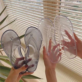 Dép xỏ ngón nữ trong suốt siêu xinh