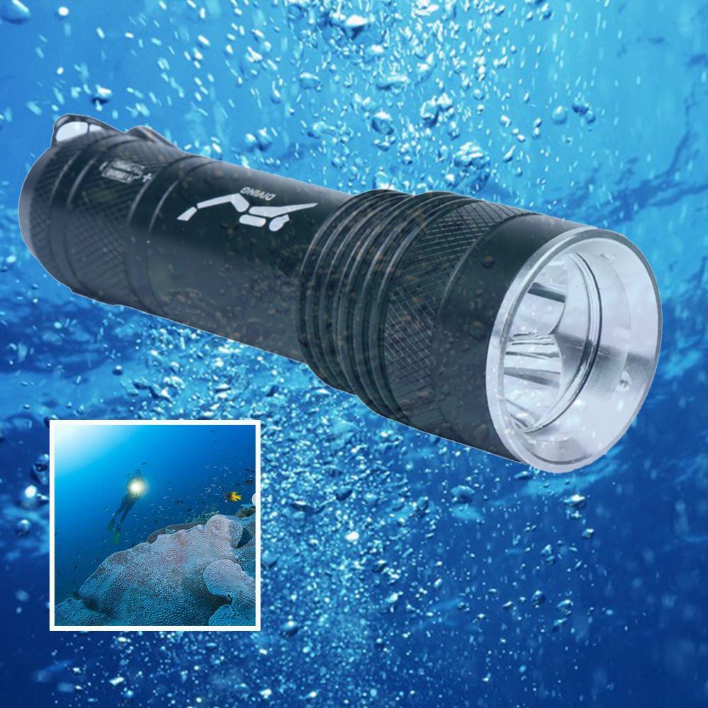 Đèn pin nhôm đa năng hỗ trợ lặn biển