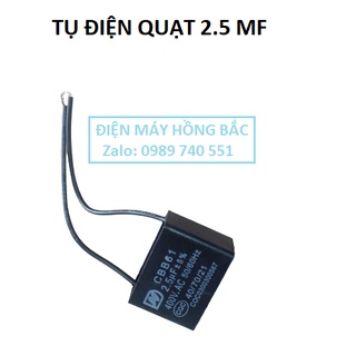 1 tụ điện quạt 2.5mf -dùng cho quạt và các thiết bị điện khác