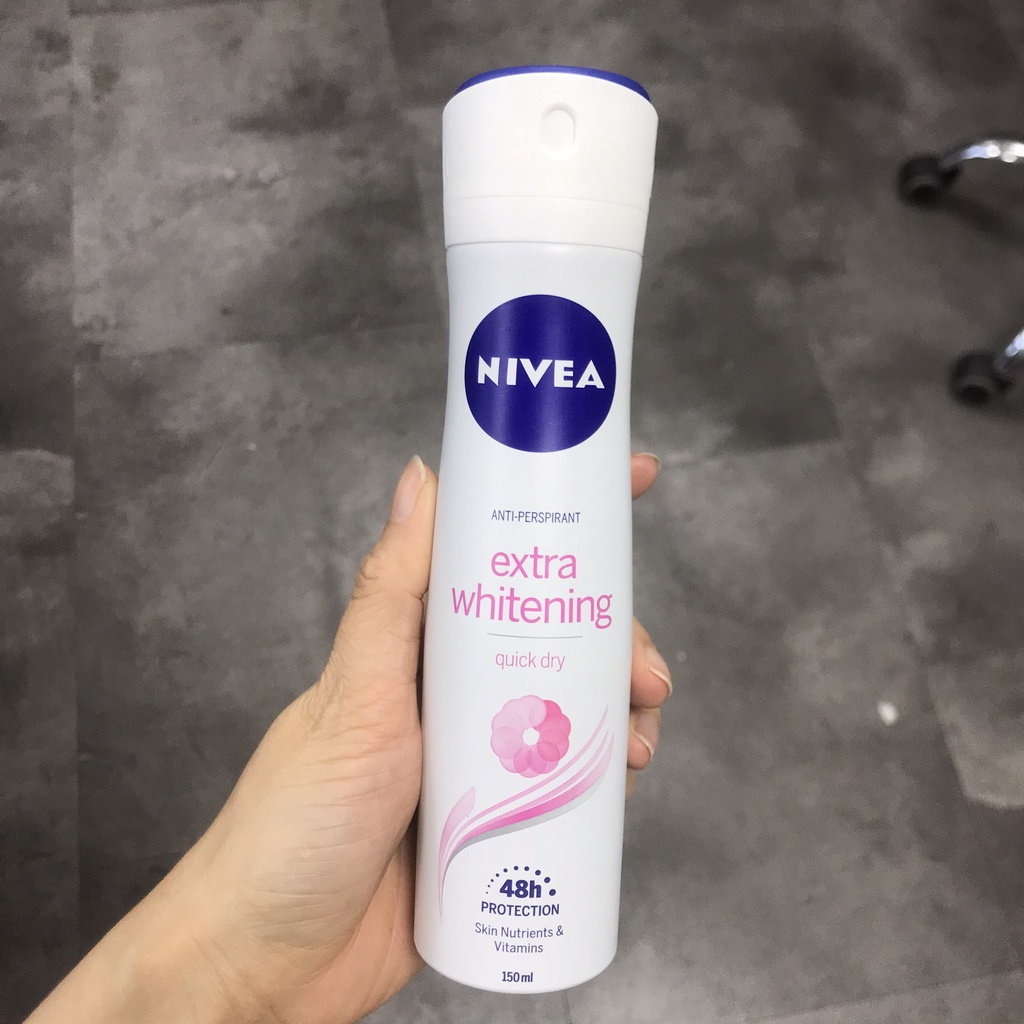 Xịt nách nữ Nivea 150ml / Sịt khử mùi nữ Nivea
