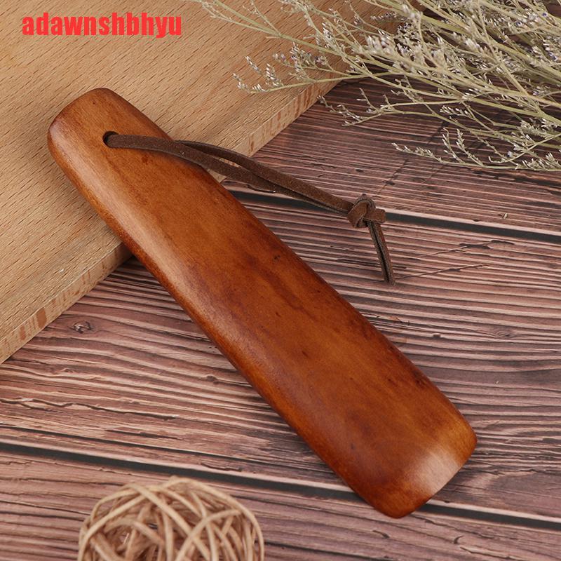 [adawnshbhyu] 1 Chiếc Giày Bằng Gỗ Tự Nhiên Màu Trơn