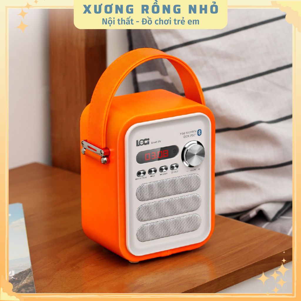 Loa Loci P50 Bản nâng cấp, loa nghe tiếng Anh cho bé bao gồm List bài hát 10000 bài học tiếng Anh