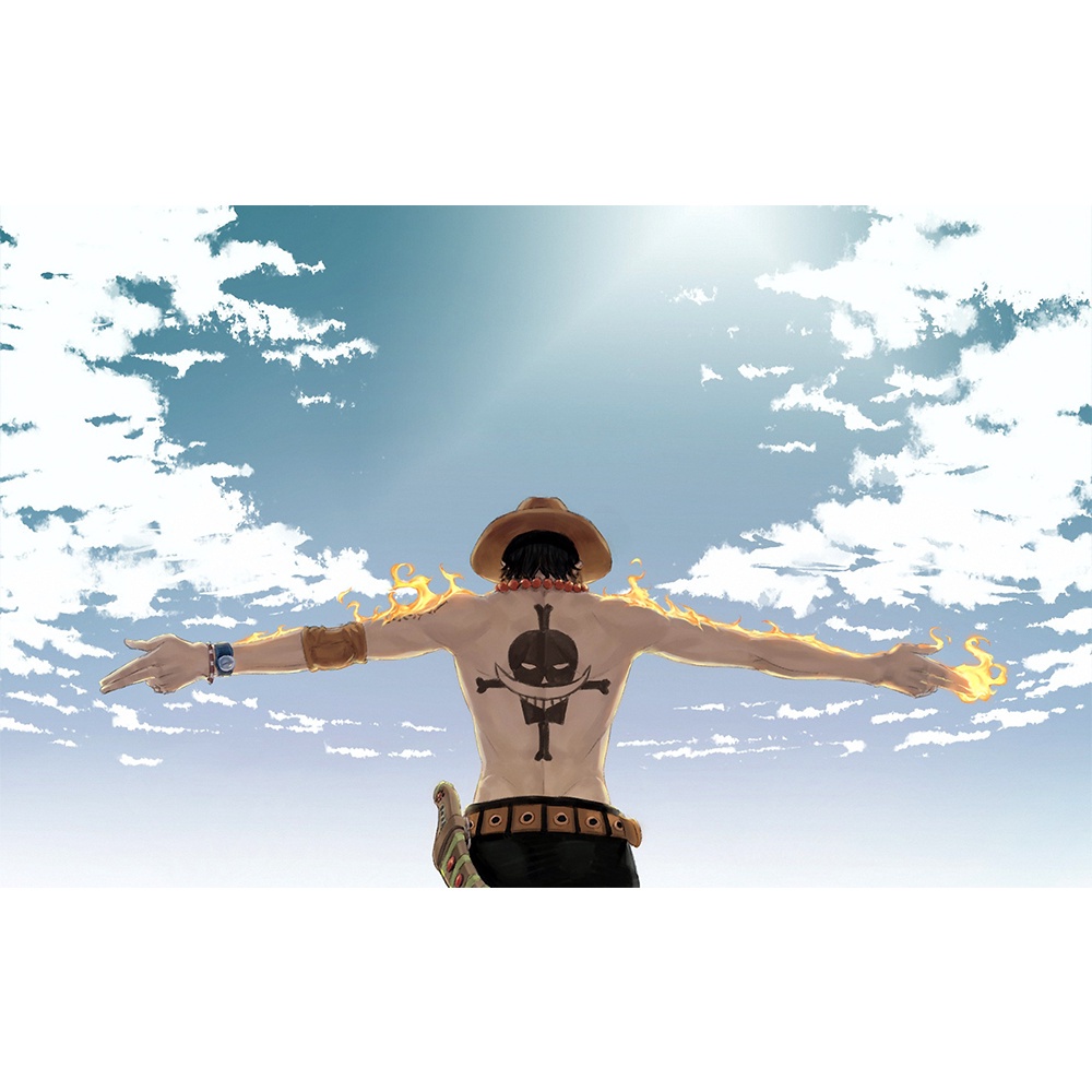 Poster A3 dán tường Anime, decal 30x42 trang trí có keo one piece wallpaper 8